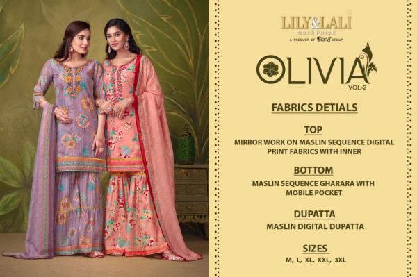 Lily And Lali Olivia 2 Exclusive Wear Musleen Ready Made Collection